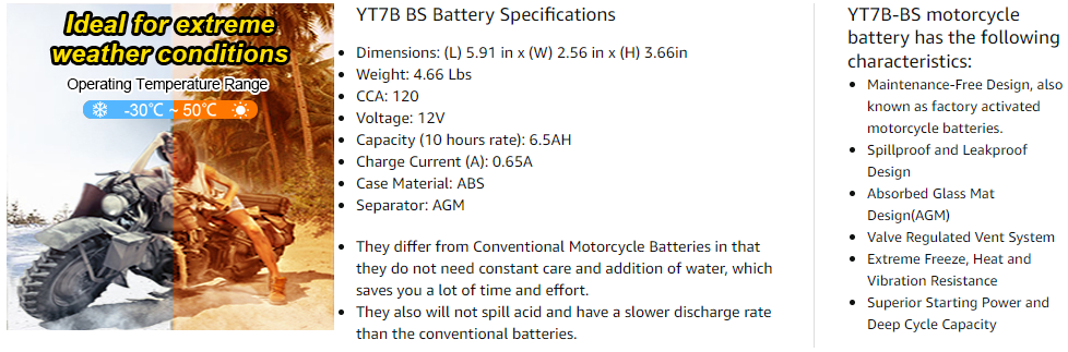 Motorcycle Battery